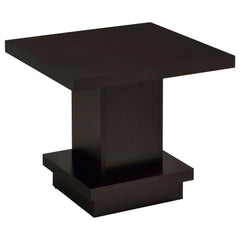 Reston 3-piece Square Coffee and End Table Set Cappuccino - What&