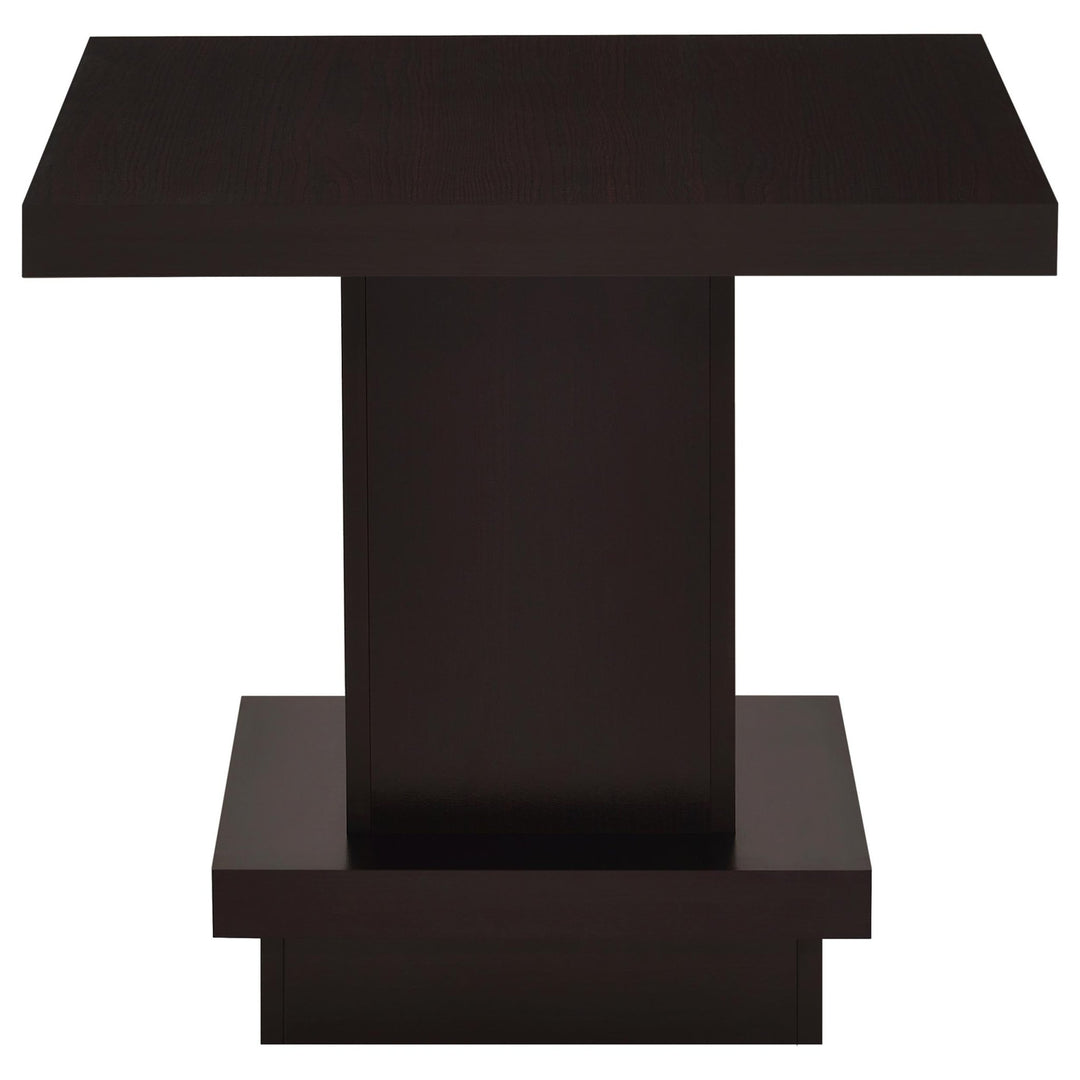 Reston 3-piece Square Coffee and End Table Set Cappuccino - What&