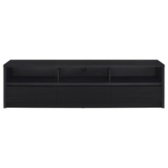 Rutland 78-inch 3-drawer TV Stand Media Console Black - What&