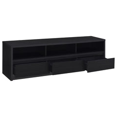 Rutland 78-inch 3-drawer TV Stand Media Console Black - What&