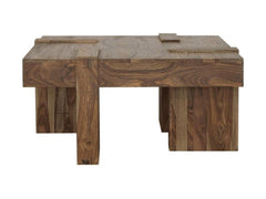 Samira Square Solid Wood Coffee Table - Whats New Furniture - Portland, Oregon