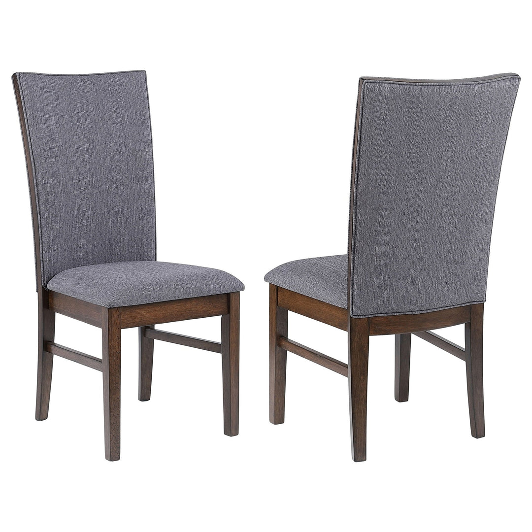 Sherwood Upholstered Dining Side Chair Grey (Set of 2) - What's New Furniture Portland