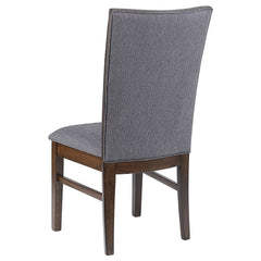 Sherwood Upholstered Dining Side Chair Grey (Set of 2) - What&