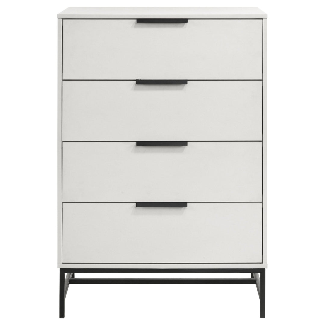 Sonora 4-drawer Bedroom Chest White - What&
