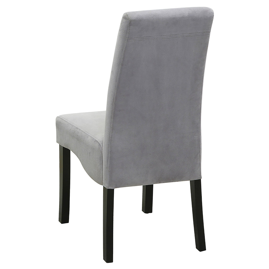 Stanton Velvet Upholstered Dining Side Chair Grey (Set of 2) - What&