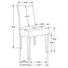 Stanton Velvet Upholstered Dining Side Chair Grey (Set of 2) - What&