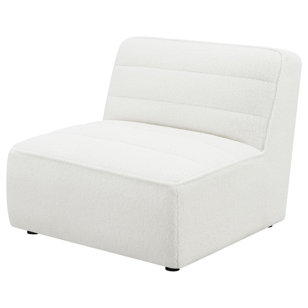 Sunny Upholstered Armless Chair Natural - What&