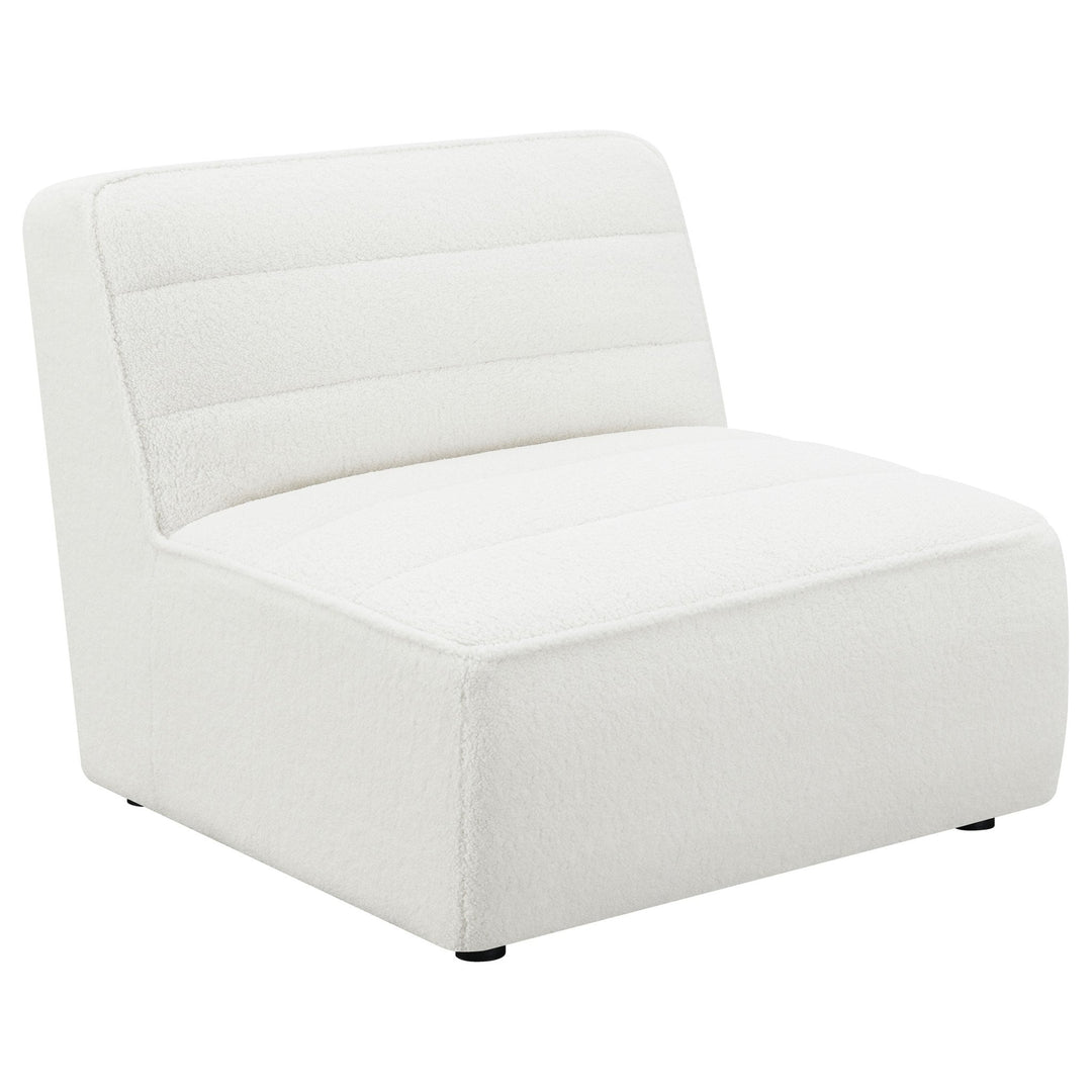 Sunny Upholstered Armless Chair Natural - What's New Furniture Portland