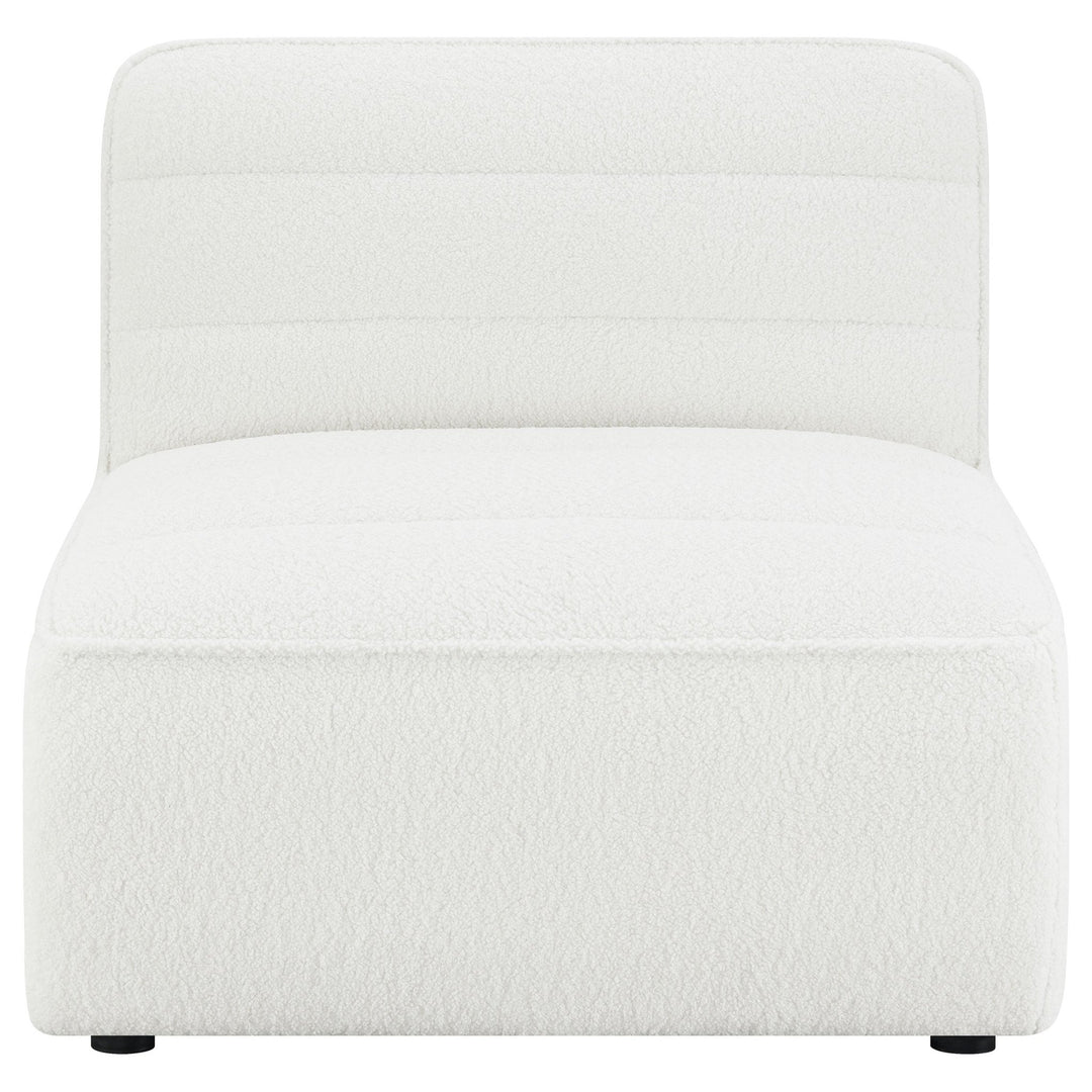 Sunny Upholstered Armless Chair Natural - What&