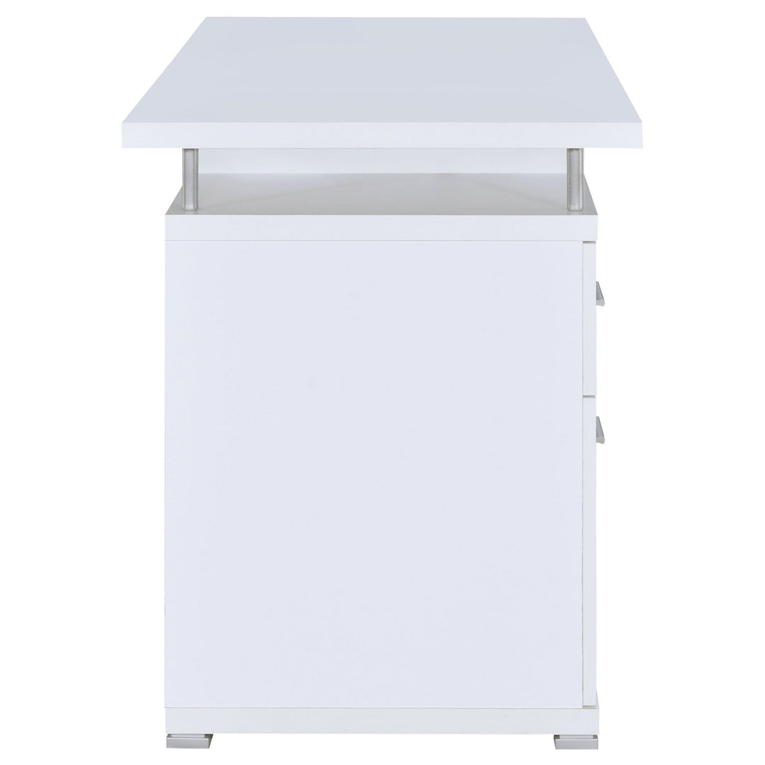 Tracy 55-inch 2-drawer Office Computer Desk White - What&