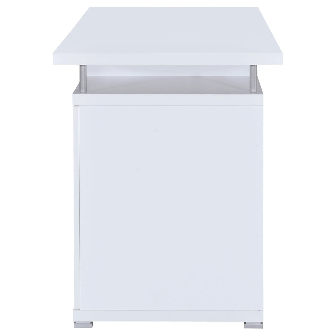 Tracy 55-inch 2-drawer Office Computer Desk White - What&