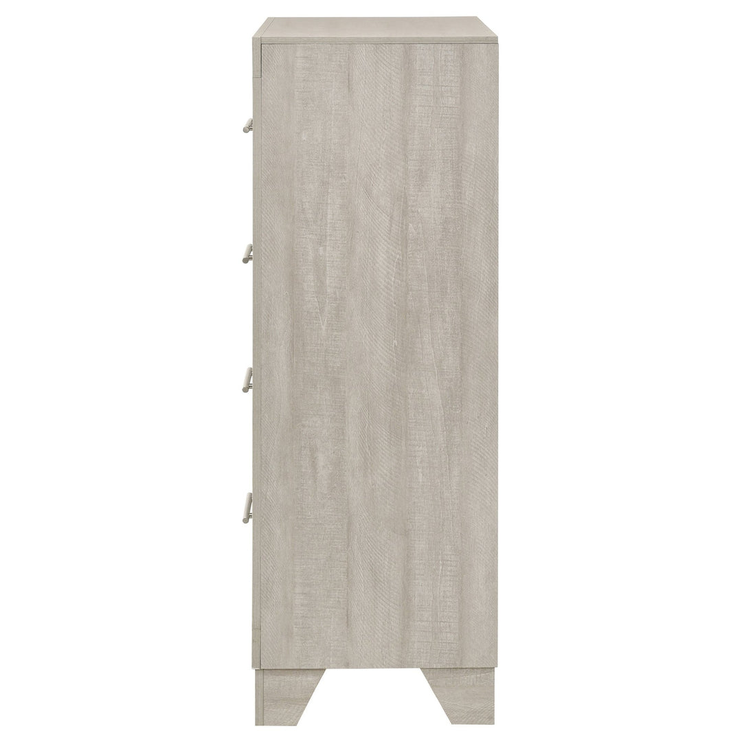 Trenton 4-drawer Bedroom Chest of Drawers Rustic Cream - What&