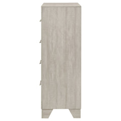 Trenton 4-drawer Bedroom Chest of Drawers Rustic Cream - What&