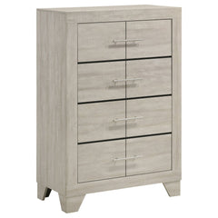 Trenton 4-drawer Bedroom Chest of Drawers Rustic Cream - What&