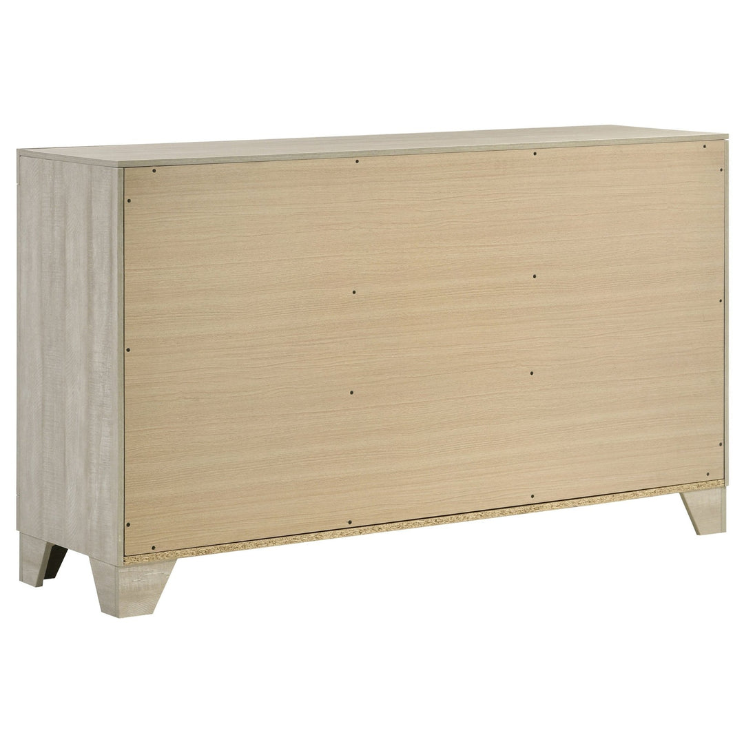Trenton 6-drawer Bedroom Dresser Rustic Cream - What&