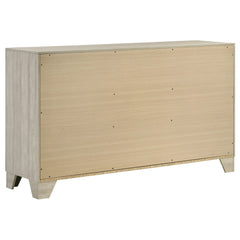 Trenton 6-drawer Bedroom Dresser Rustic Cream - What&