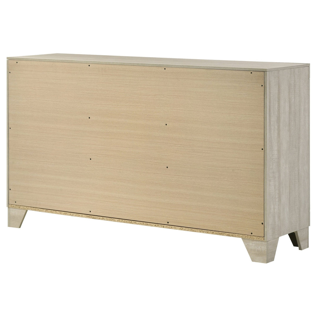 Trenton 6-drawer Bedroom Dresser Rustic Cream - What&