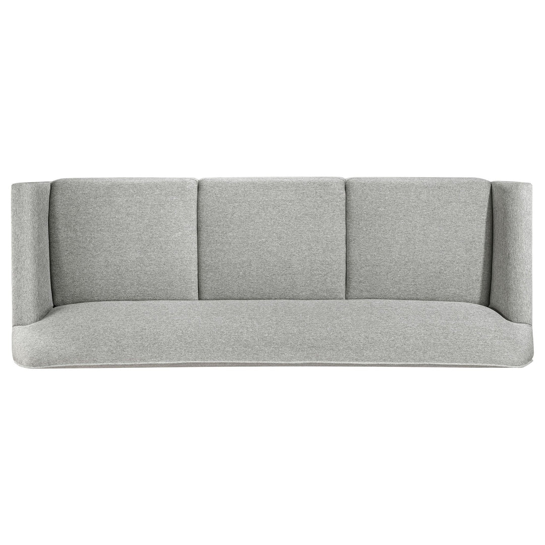 Vaughn Fabric Upholstered Flared Arm Sofa Grey - What&