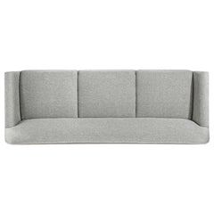 Vaughn Fabric Upholstered Flared Arm Sofa Grey - What&