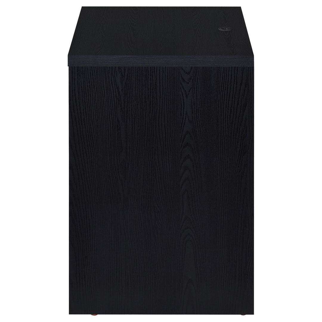 Westpark 2-drawer Nightstand LED Lights and USB Black - What&