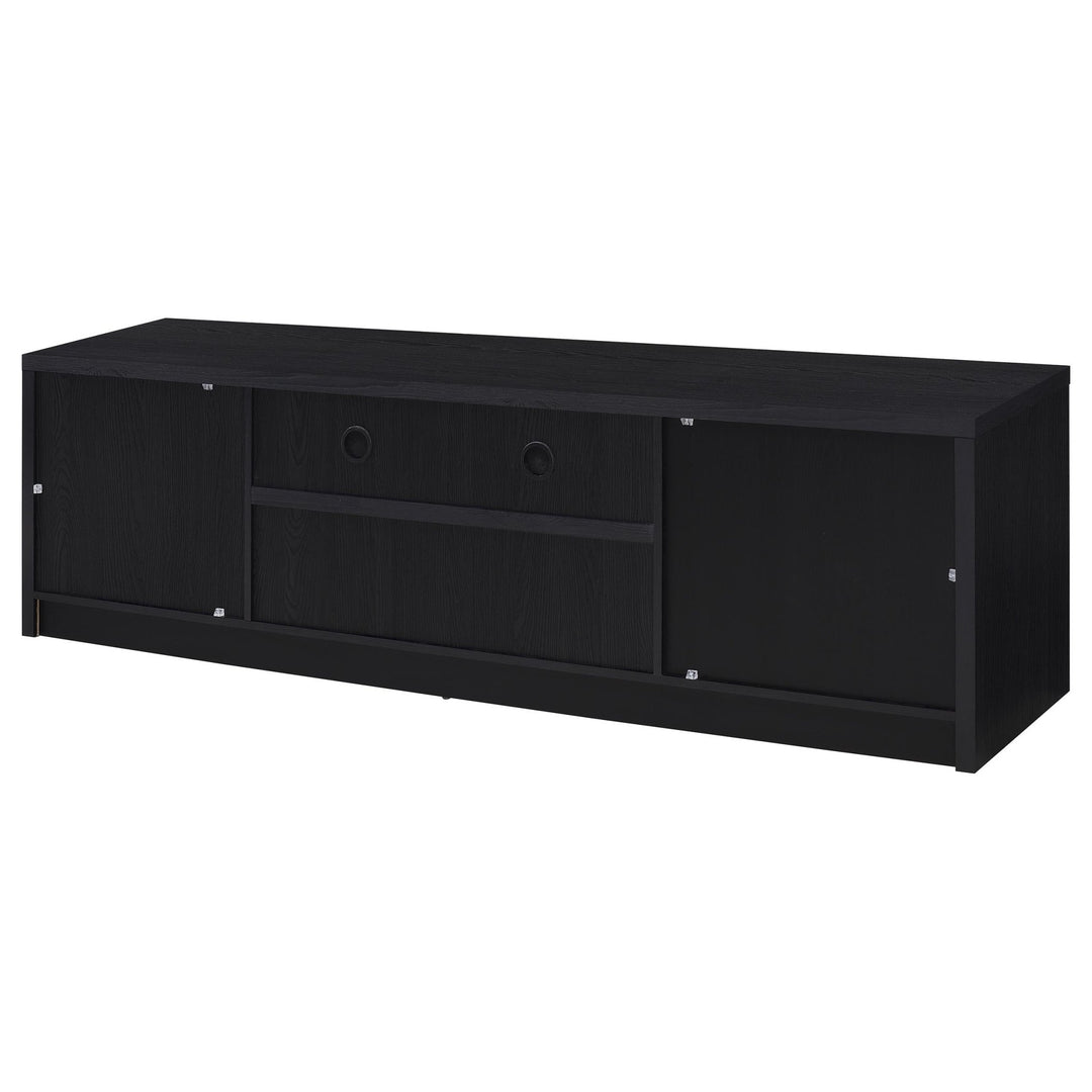 Winfield 78-inch 2-door TV Stand Media Console Black - What&
