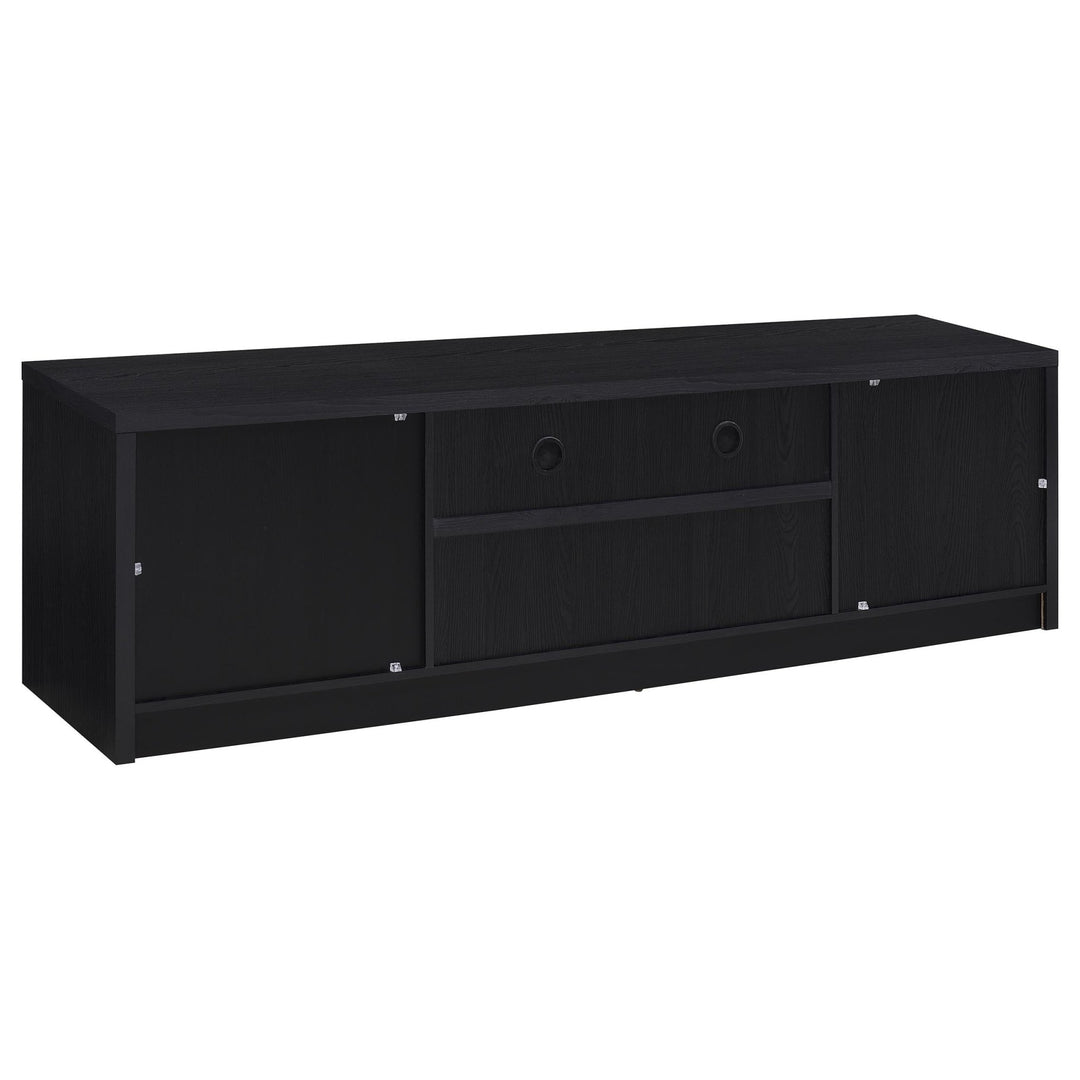 Winfield 78-inch 2-door TV Stand Media Console Black - What&