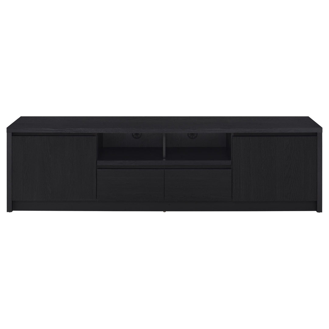 Winfield 78-inch 2-door TV Stand Media Console Black - What&