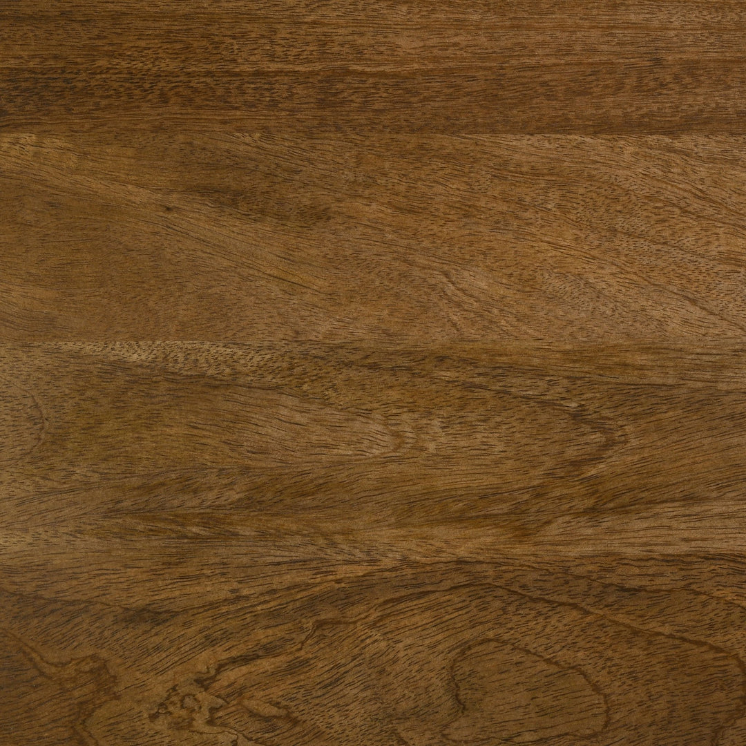 Zalika Hexagonal Solid Mango Wood Coffee Table in natural mango wood, view 4