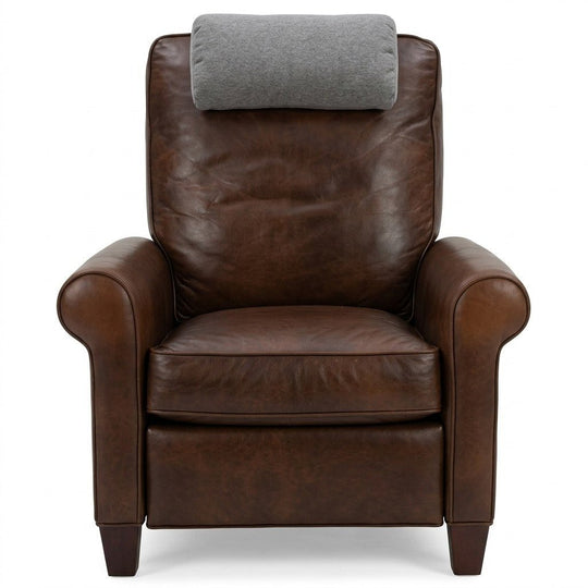 Whiskey Leather Recliner by Comfort Design - consignment furniture Portland