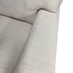 Comfy Cream Loveseat detail view 3 - Whats New Furniture - Portland, Oregon