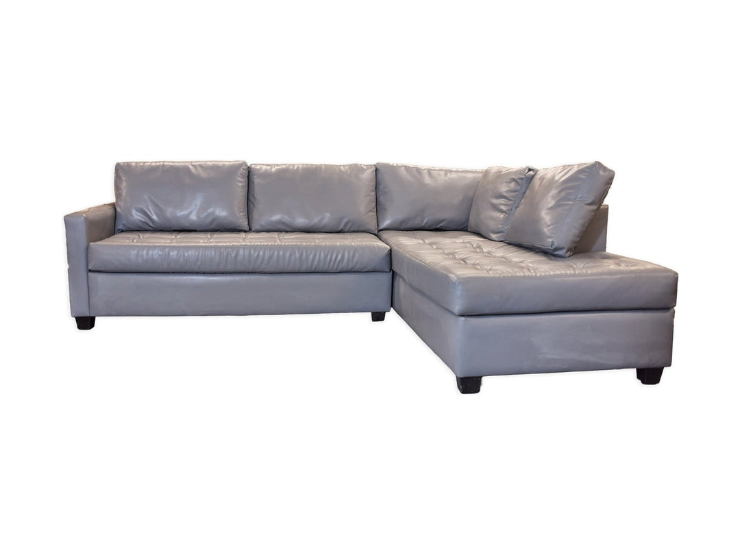2 Piece Leather Sectional - Whats New Furniture - Portland, Oregon