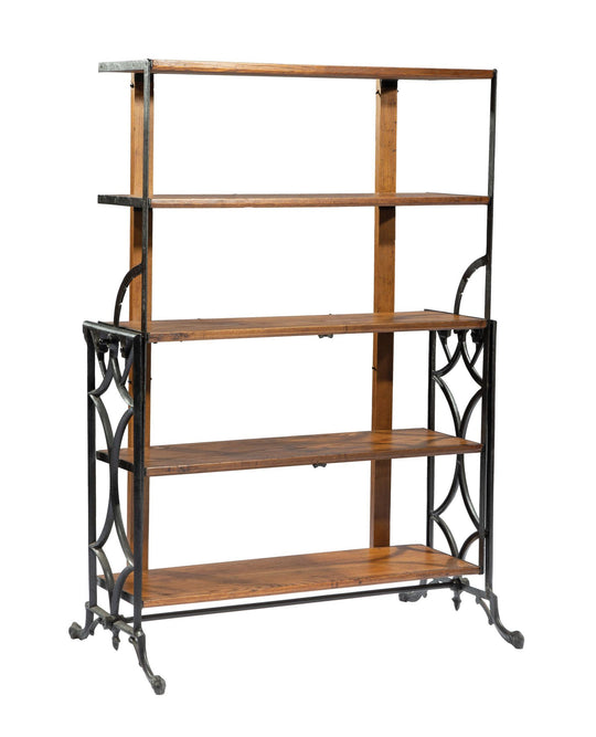 consigned-antique-metamorphic-bakers-table-and-shelf-portland
