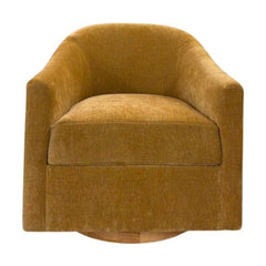 Augustine Chenille Swivel Chair - consignment furniture Portland