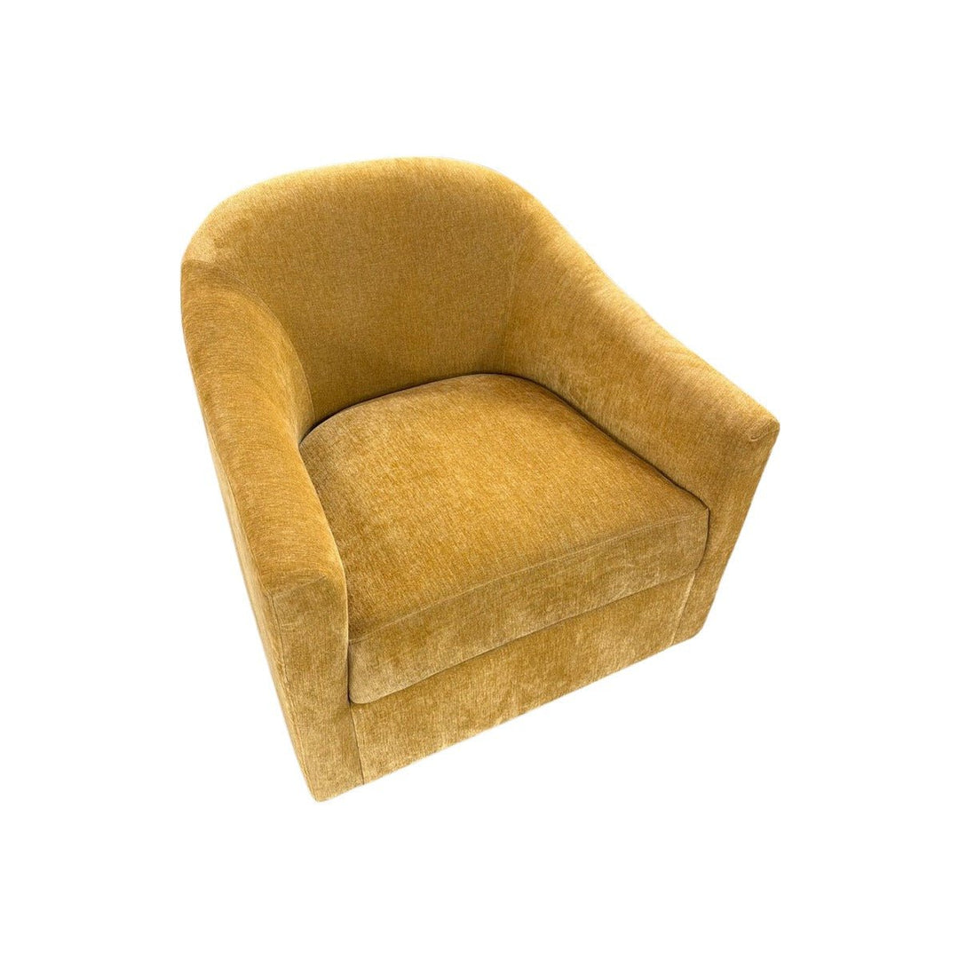 Augustine Chenille Swivel Chair - view 2