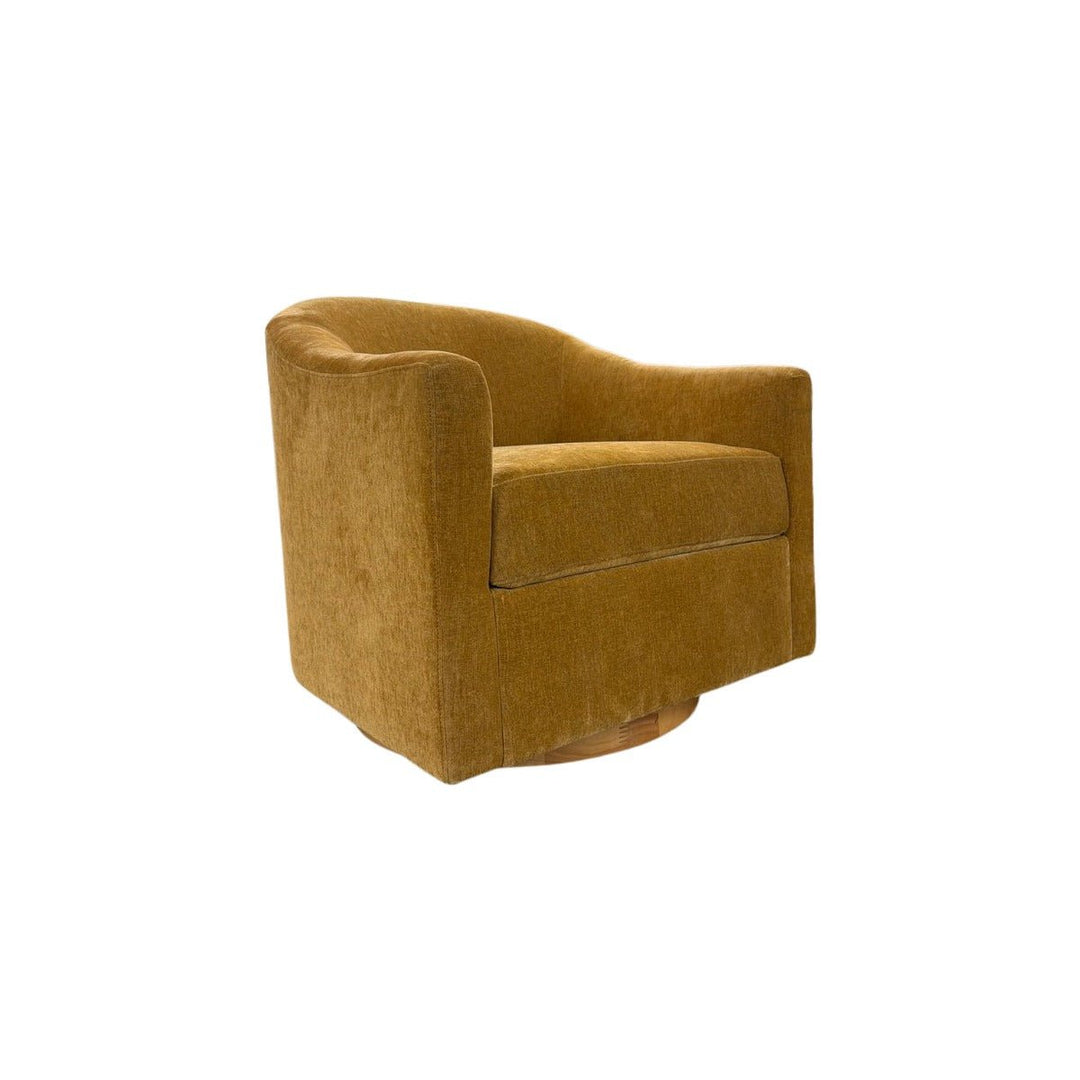 Augustine Chenille Swivel Chair - view 3