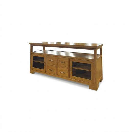 Bamboo Media Cabinet - view 2