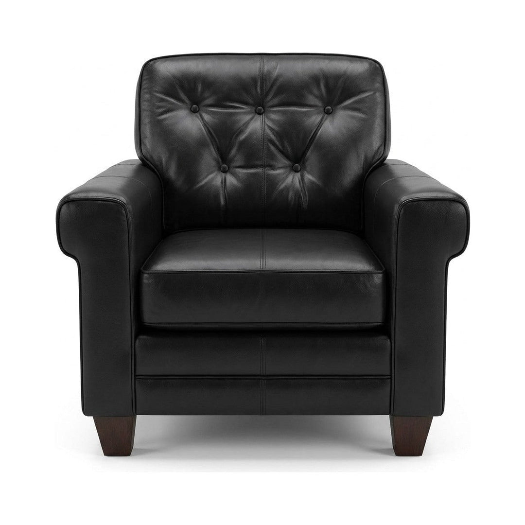 Black Armchair - consignment furniture Portland