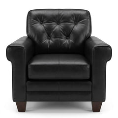 Black Armchair - consignment furniture Portland
