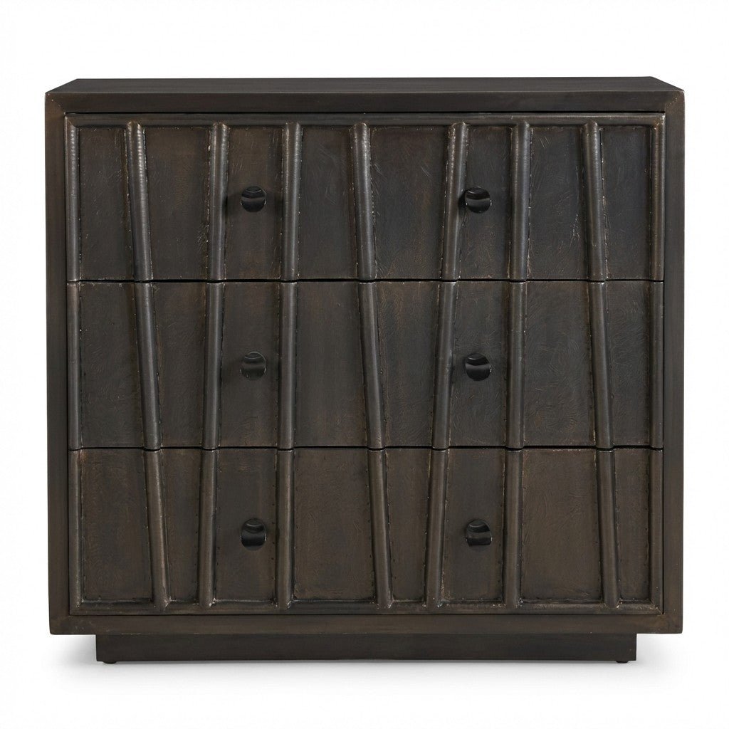 Black "Lorenz" Dresser - consignment furniture Portland