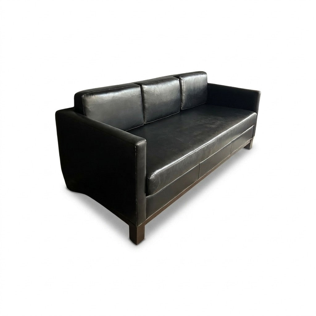 Black Mid-Century Sofa - view 4