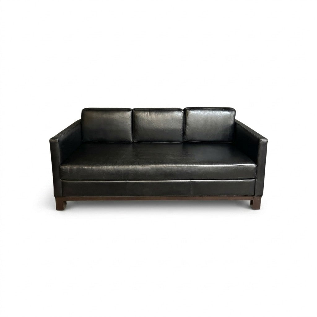 Black Mid-Century Sofa - view 2