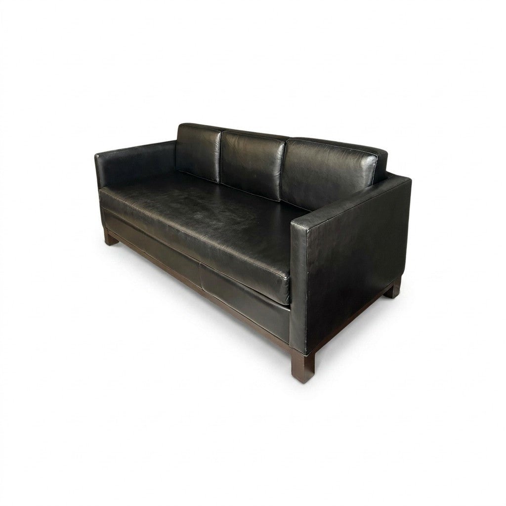 Black Mid-Century Sofa - view 3