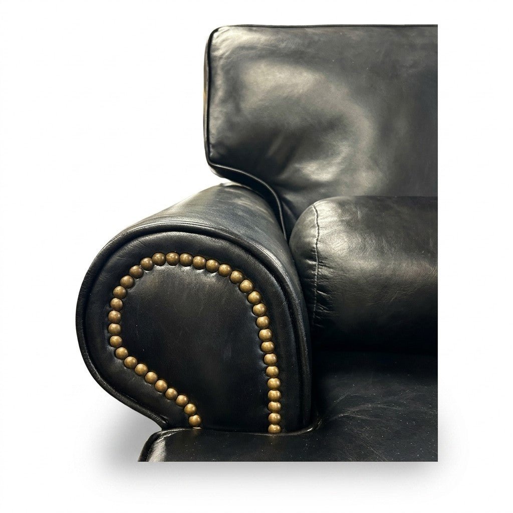 Black Swivel Armchair - view 4