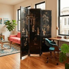 Black Vintage Room Divider - view 5