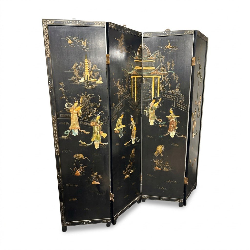 Black Vintage Room Divider - view 3
