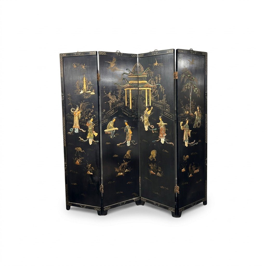Black Vintage Room Divider - view 4