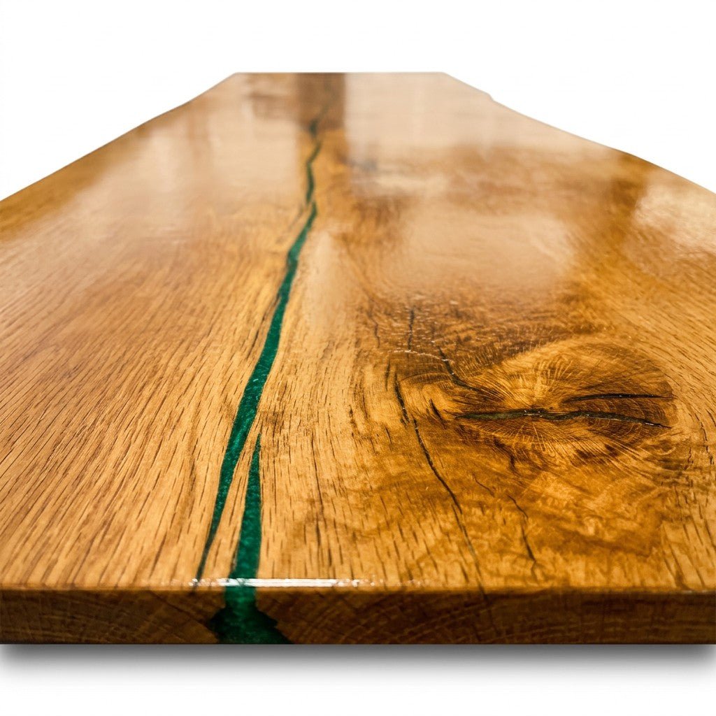 Blonde Console Table - consignment furniture Portland