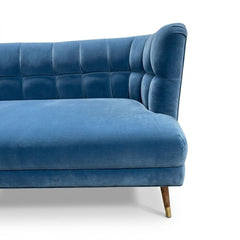 Blue Cuddle Loveseat - view 4