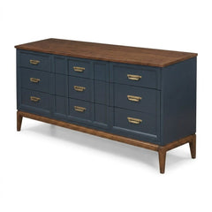 Blue Mid-Century Dresser - view 4