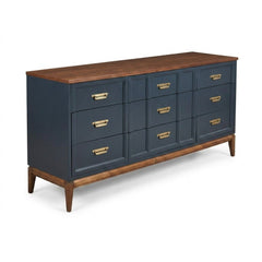 Blue Mid-Century Dresser - view 3